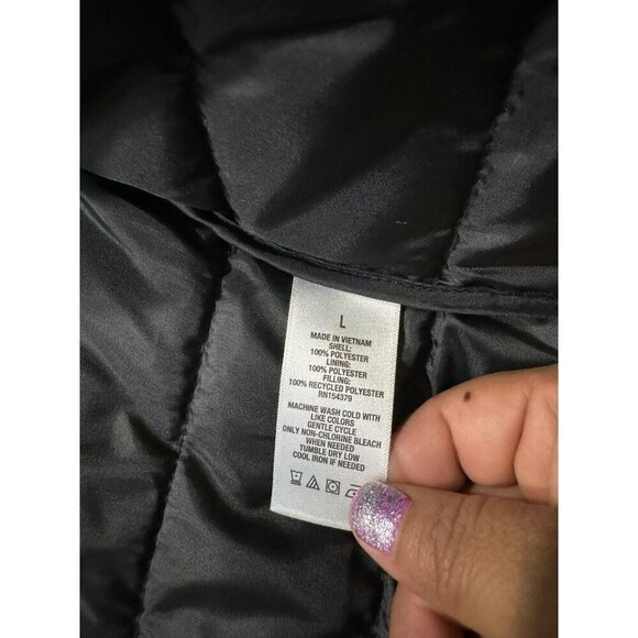 Aeropostale Sleeveless Mens Vest Jacket Puffer Pockets Black Size Medium L New - Picture 6 of 7